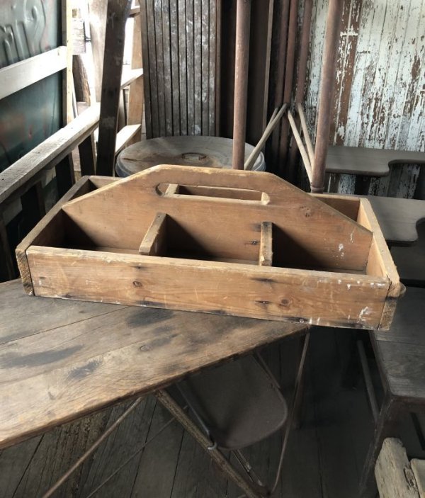 画像6: Vintage Wood Tool Caddy (M961)