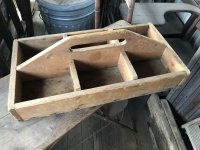 Vintage Wood Tool Caddy (M961)