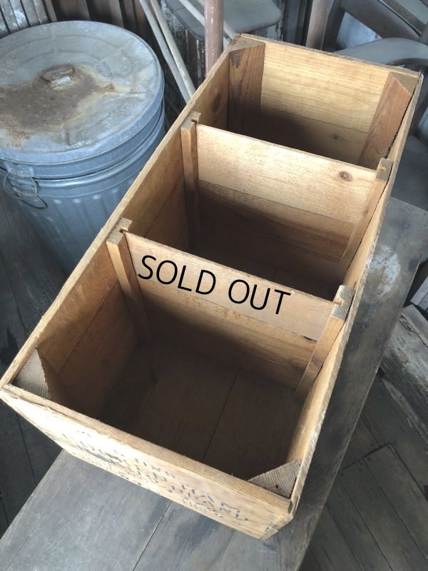 画像12: Vintage Advertising Wooden Crate Wood Box Cooked Ham Krakus Brand (M960)