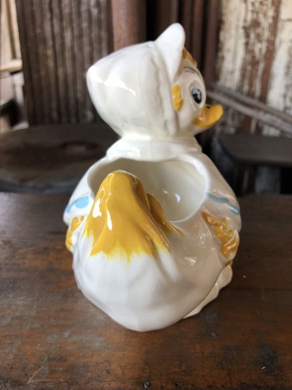 画像5: Vintage Ceramic Baby Planter Mother Goose Duck (M966) 