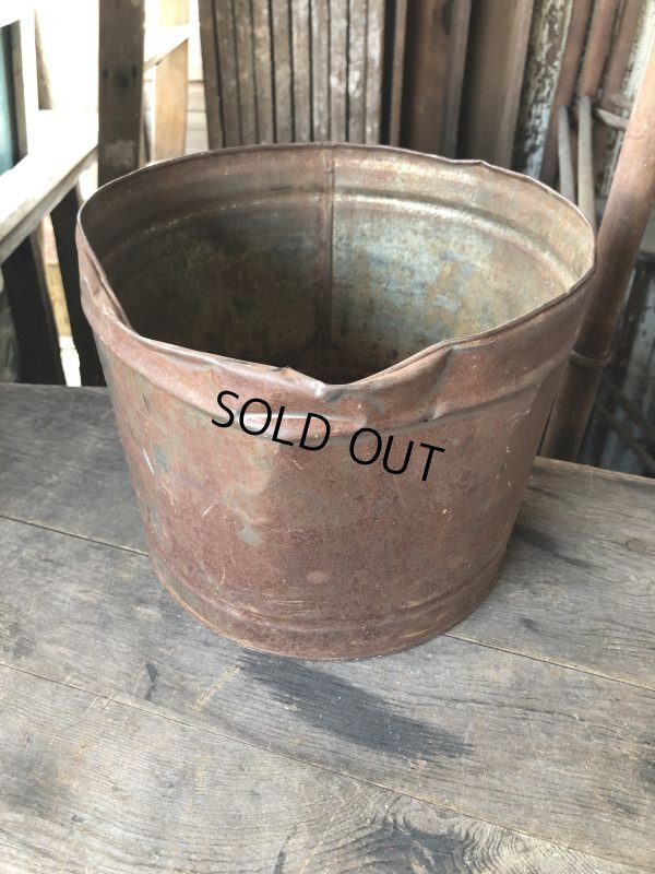 画像5: Vintage Metal Bucket Pail (M978)