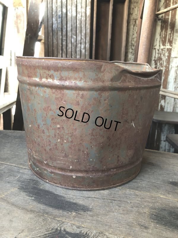 画像4: Vintage Metal Bucket Pail (M978)