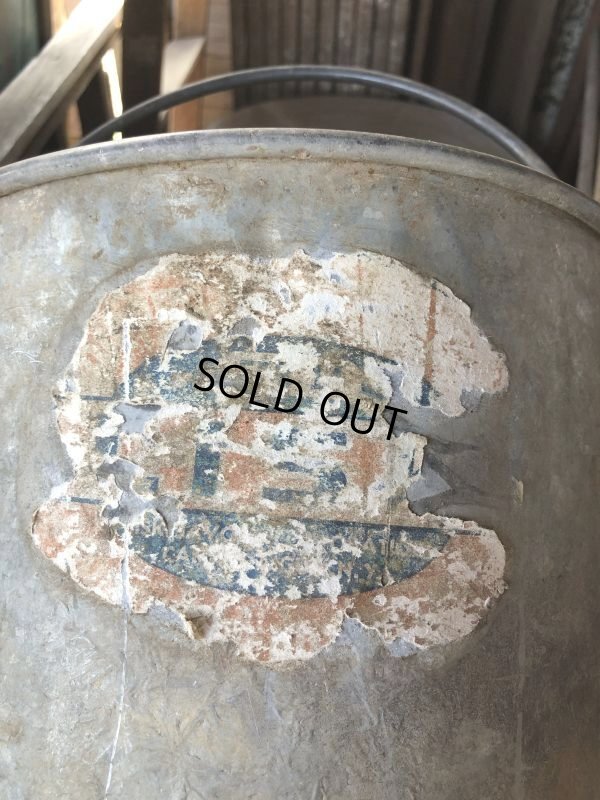 画像10: Vintage Metal Bucket Pail (M976)