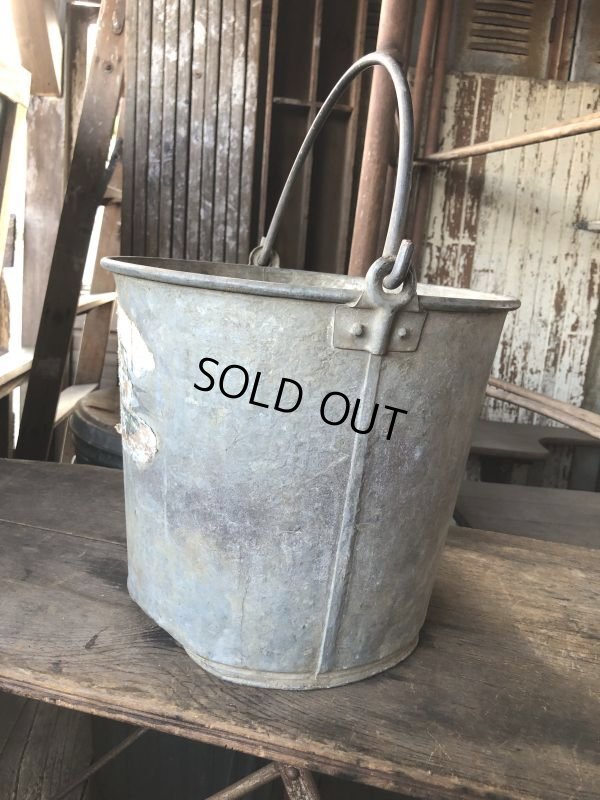 画像2: Vintage Metal Bucket Pail (M976)