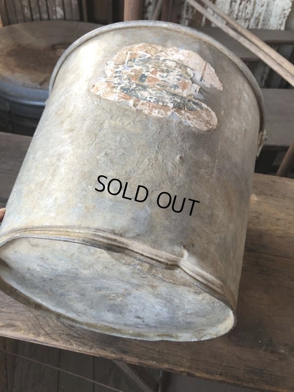画像8: Vintage Metal Bucket Pail (M976)