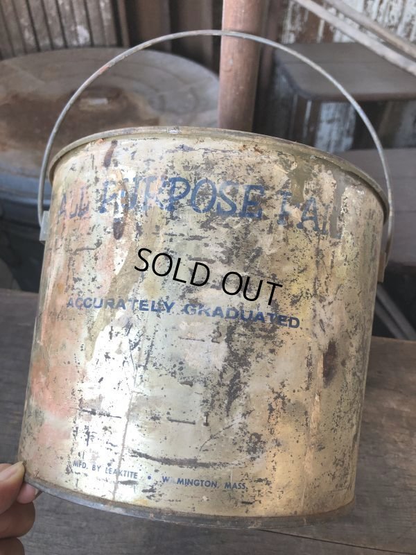 画像10: Vintage Leaktite Paint Bucket Pail (M973)