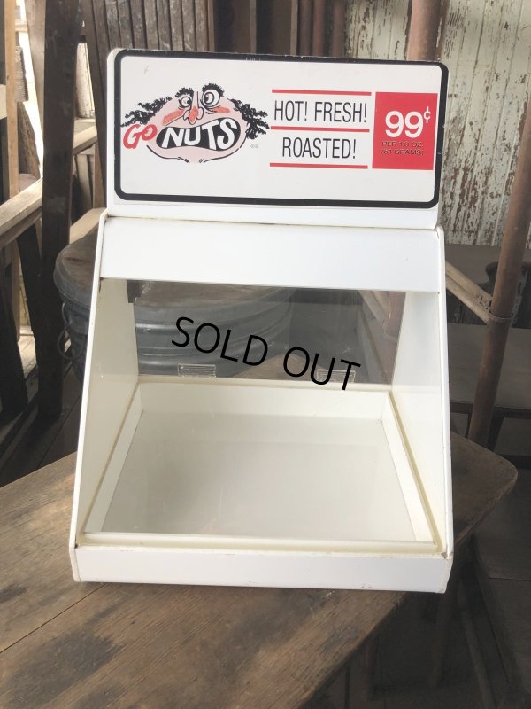 画像23: Vintage Advertising GO NUTS Countertop Dispenser Lighted Display Case (M980)