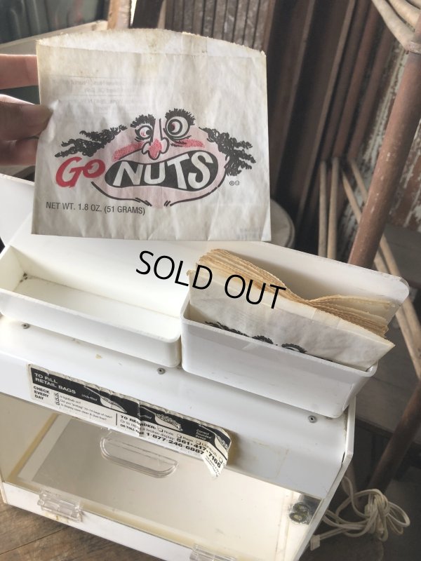 画像5: Vintage Advertising GO NUTS Countertop Dispenser Lighted Display Case (M980)