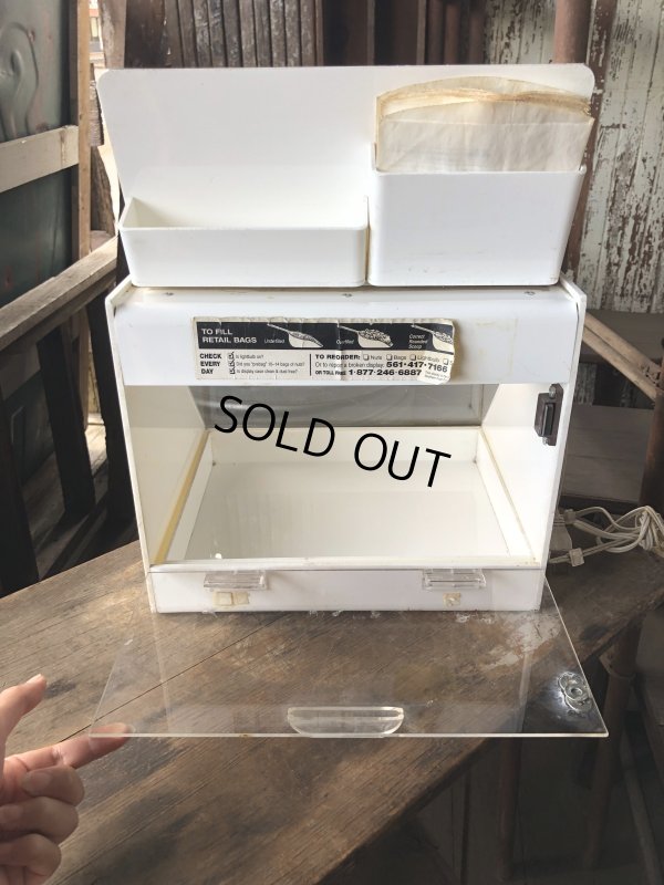 画像8: Vintage Advertising GO NUTS Countertop Dispenser Lighted Display Case (M980)