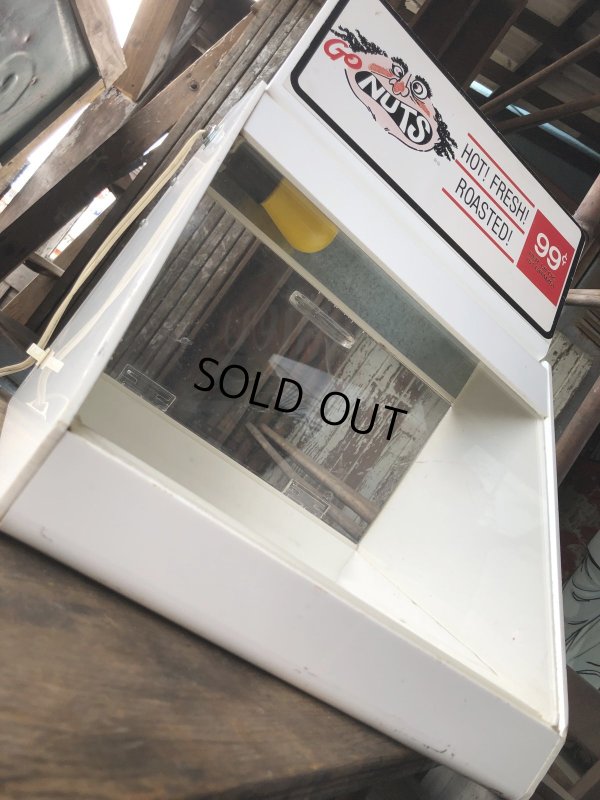 画像13: Vintage Advertising GO NUTS Countertop Dispenser Lighted Display Case (M980)