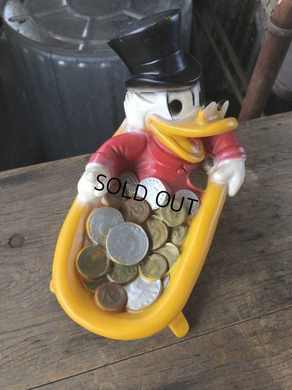 画像6: 80s Tpesor Uerag Disney Scrooge McDuck Coin Bank (M982) 