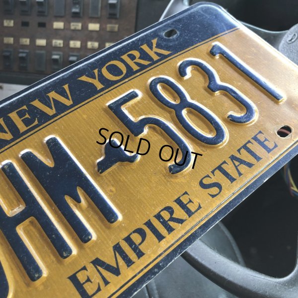 画像2: Vintage American License Number Plate / NEW YORK GHM-5831 (M862)