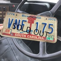 70s Vintage Canada License Number Plate / SOUTH CAROLINA VNF 175 (M850)