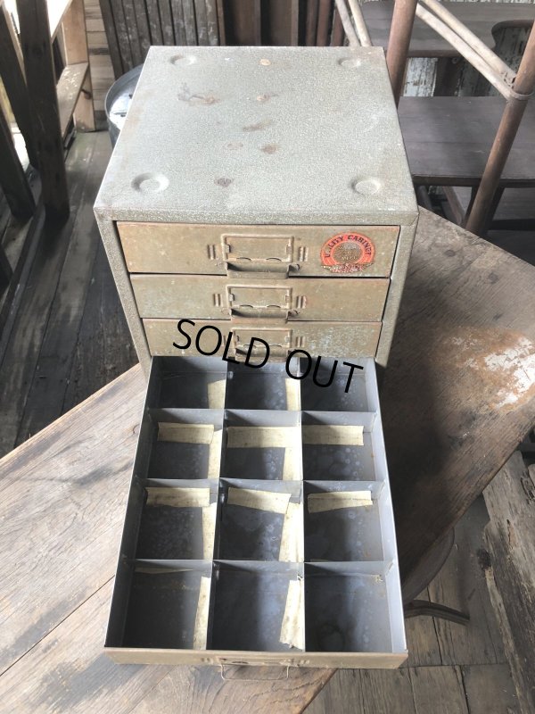 画像8: Vintage Union Chests 4 Drawer Mettal Tool Cabinet (M993) 