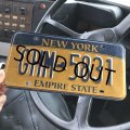 Vintage American License Number Plate / NEW YORK GHM-5831 (M862)