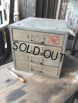 Vintage Union Chests 4 Drawer Mettal Tool Cabinet (M993) 