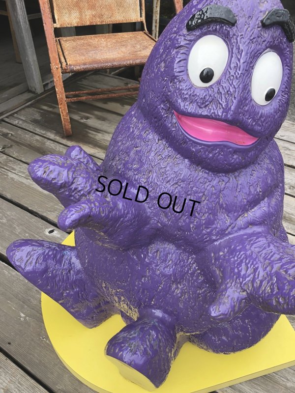 画像9: Vintage SETMAKERS McDonald's U.S.A Grimace Playland Statue Hard to Find ☆ (M995) 