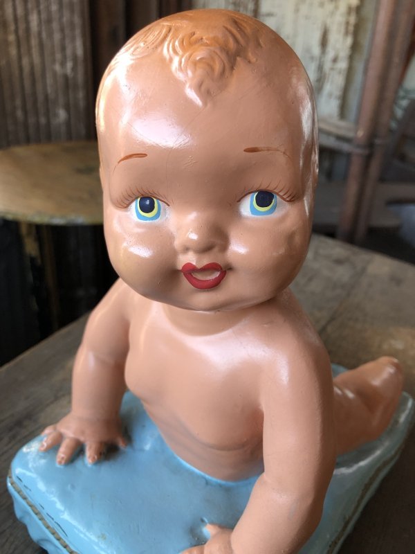 画像14: Vintage Chalkware Piano Baby Figurine (M996) 