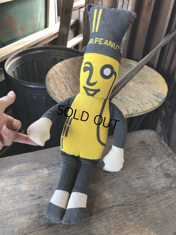 画像7: Vintage Mr Peanut Cloth Pillow Doll (M998)