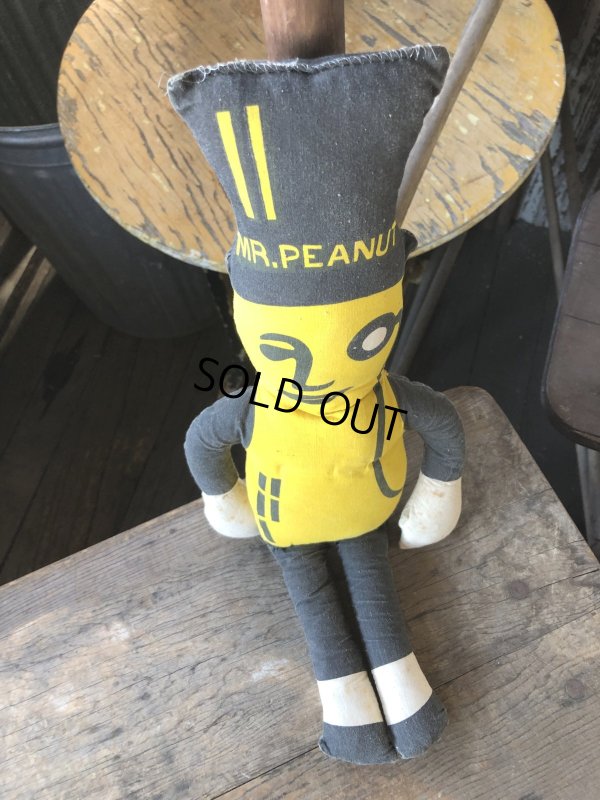 画像2: Vintage Mr Peanut Cloth Pillow Doll (M998)
