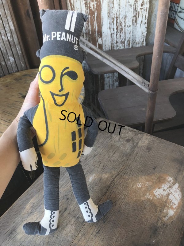 画像7: Vintage Mr Peanut Cloth Pillow Doll (M999)