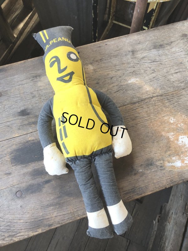 画像10: Vintage Mr Peanut Cloth Pillow Doll (M998)