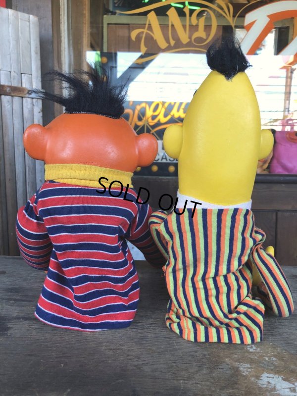 画像3: 70s Vintage Sesame Street Ernie and Bart Hand Puppet Set (R001) 