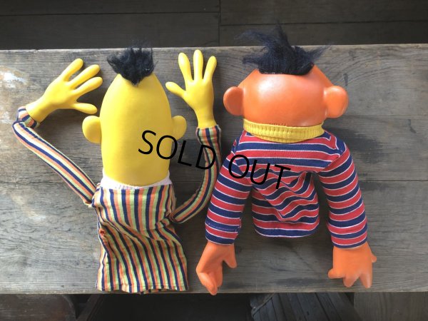 画像13: 70s Vintage Sesame Street Ernie and Bart Hand Puppet Set (R001) 