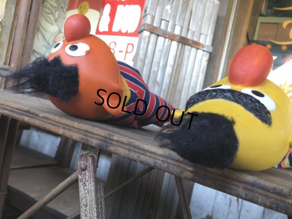画像15: 70s Vintage Sesame Street Ernie and Bart Hand Puppet Set (R001) 