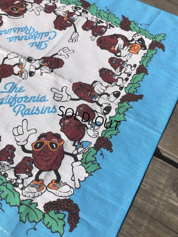 画像10: 80s Vintage The California Raisins Bandanna (R002) 