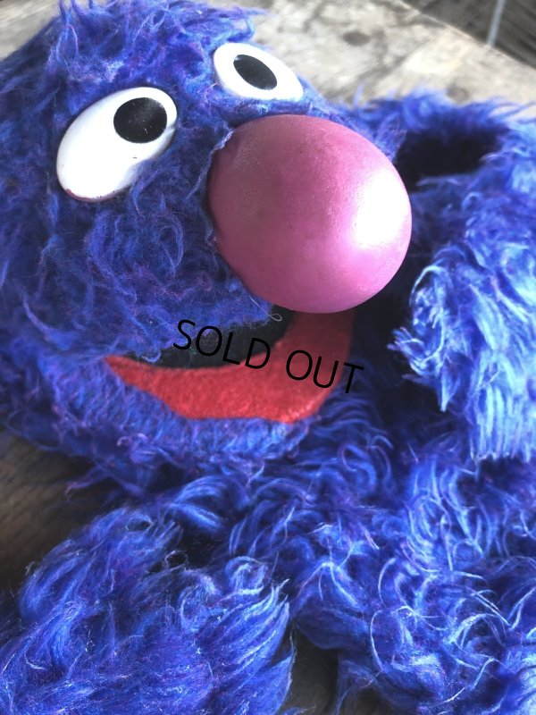 画像9: 70s Vintage Sesame Street Grover Hand Puppet (R011) 