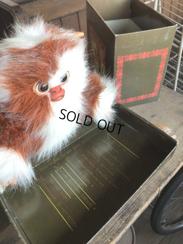 画像18: 90s Vitage Quiron GREMLiNS Gizmo Plush Doll W/Box (R012) 