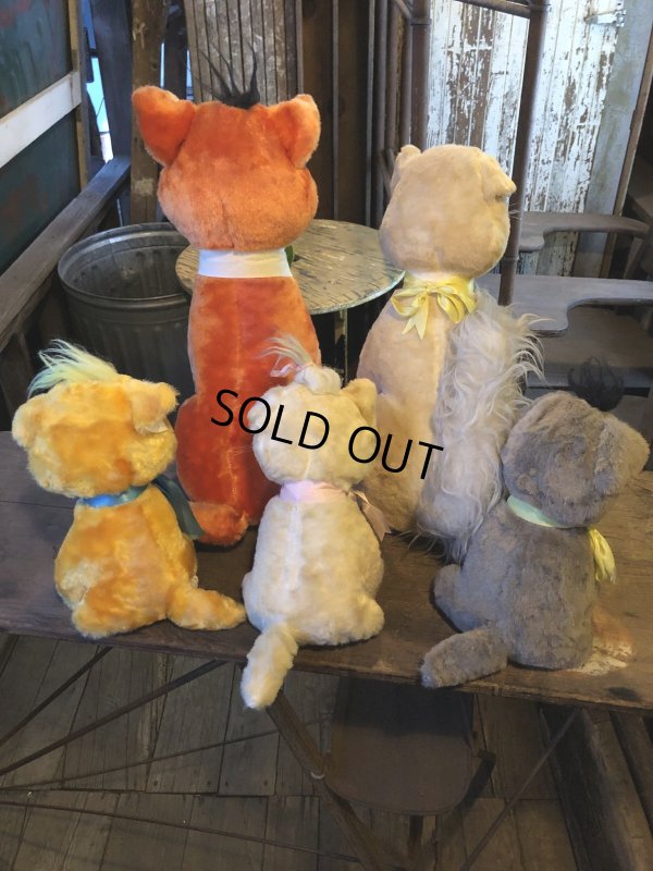 画像3: 70s The Aristocats Walt Disney Prod Stuffed Doll Complete Set (R014) 