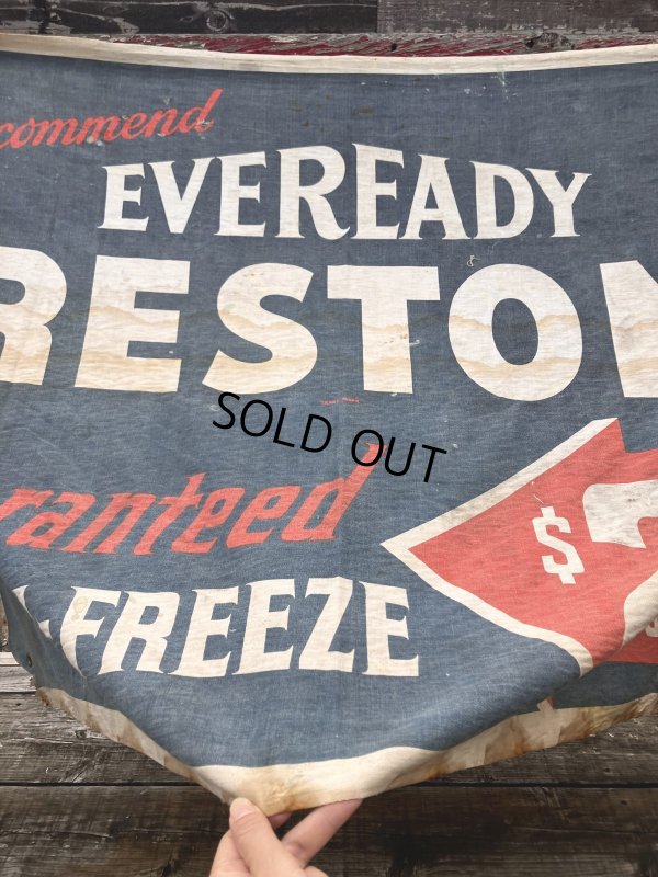 画像5: Vintage Advertising Eveready Prestone Anti-Freeze Display Banner Sign (R015) 