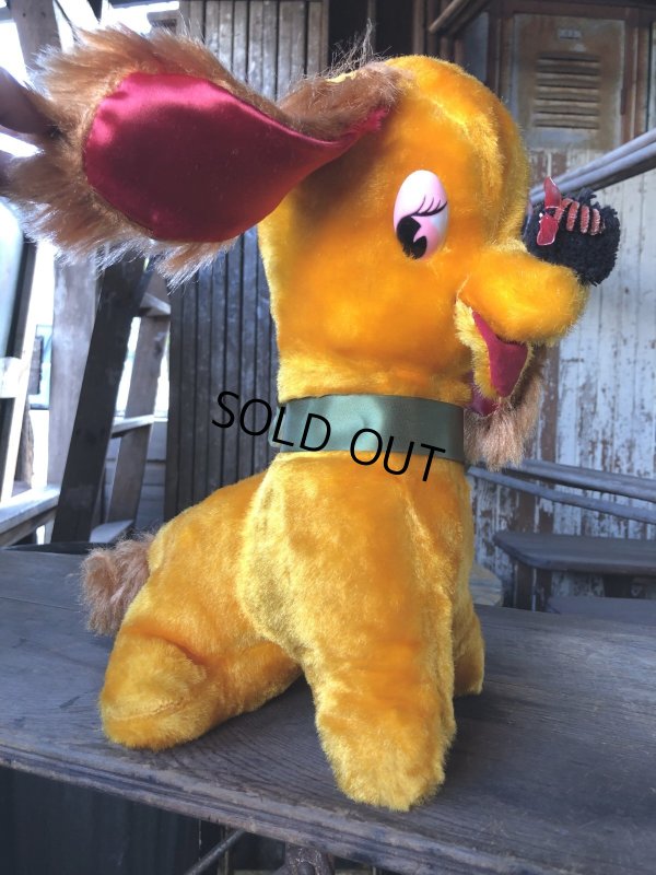 画像8: Vintage Yellow Puppy Dog w/Bee Plush Stuffed Toy Doll (R016) 