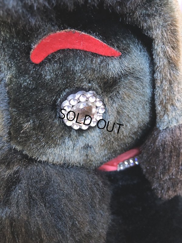 画像7: Vintage Giant Black Standing Poodle Plush Stuffed Toy Doll (R017) 