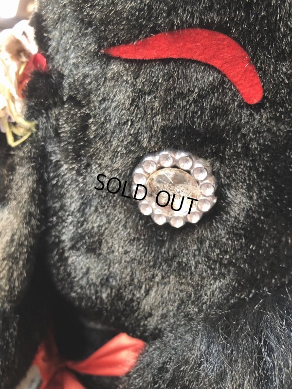 画像11: Vintage Giant Black Standing Poodle Plush Stuffed Toy Doll (R017) 