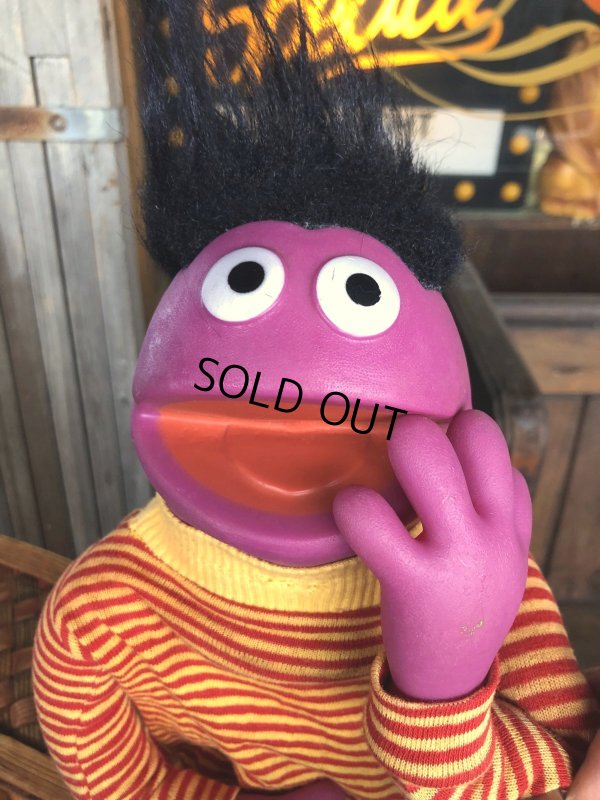画像17: 70s Vintage Sesame Street Hand Puppet Roosevelt Franklin RARE ☆ (R019) 