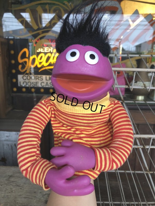 画像18: 70s Vintage Sesame Street Hand Puppet Roosevelt Franklin RARE ☆ (R019) 