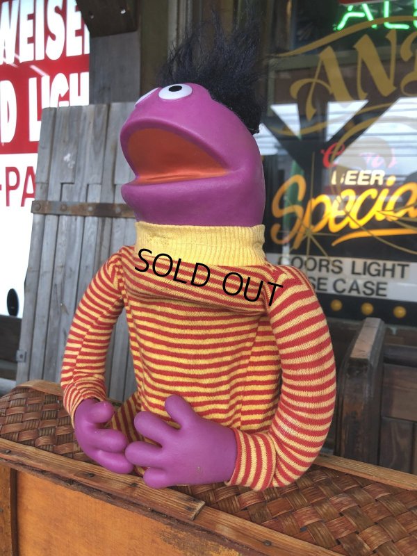画像8: 70s Vintage Sesame Street Hand Puppet Roosevelt Franklin RARE ☆ (R019) 
