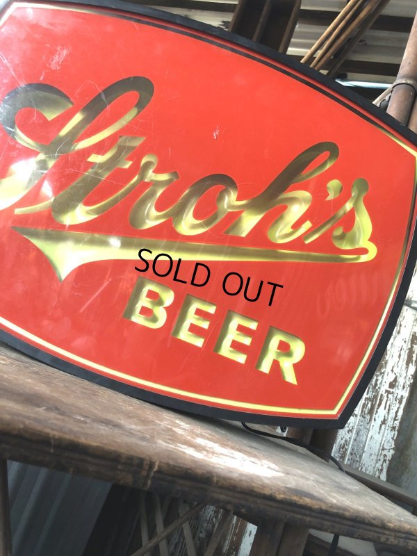 画像4: Vintage Stroh's Beer Lighted Bar Sign (R020) 