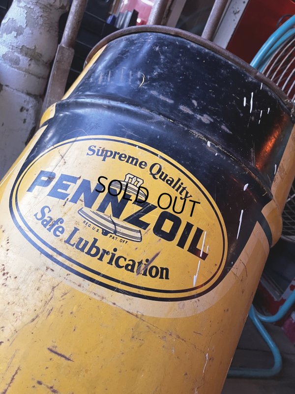 画像6: Vintage Pennzoil Drum Oil Can (R023) 