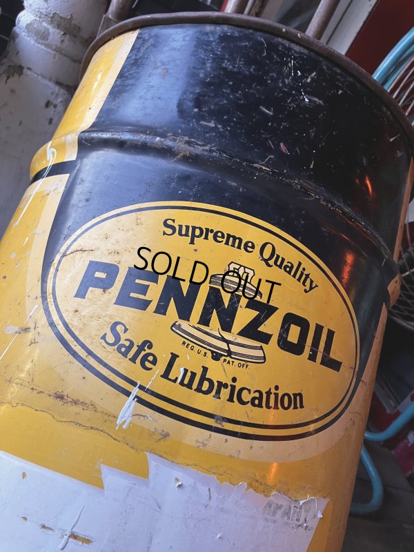 画像5: Vintage Pennzoil Drum Oil Can (R023) 