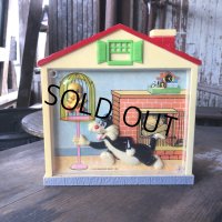 70s Vintage Sylvester and Tweety Talking Bank (R025) 