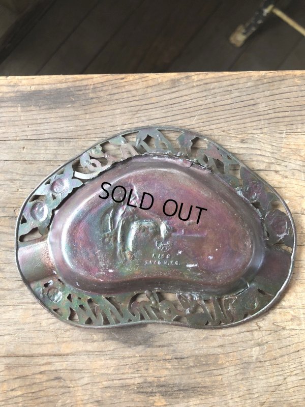 画像10: Vintage Souvenir Metal Tray Ashtray LONE BANDIT TRADING POST (R034)