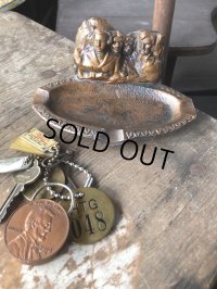 Vintage Souvenir Metal Tray Ashtray Mount Rushmore (R038)