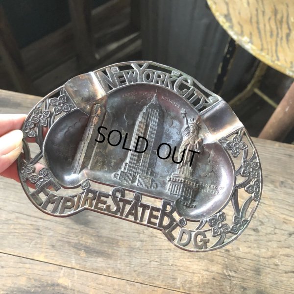 画像11: Vintage Souvenir Metal Tray Ashtray New York City EMPIRE STATE BLDG (R037)