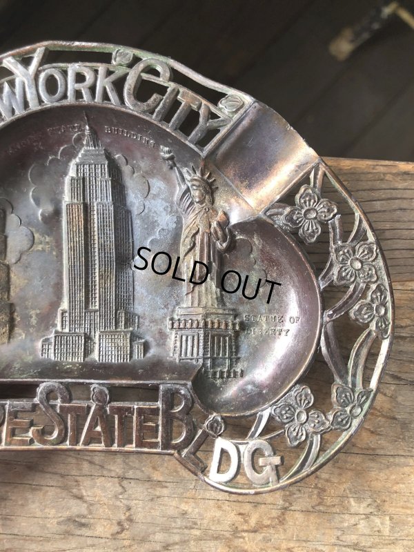 画像3: Vintage Souvenir Metal Tray Ashtray New York City EMPIRE STATE BLDG (R037)