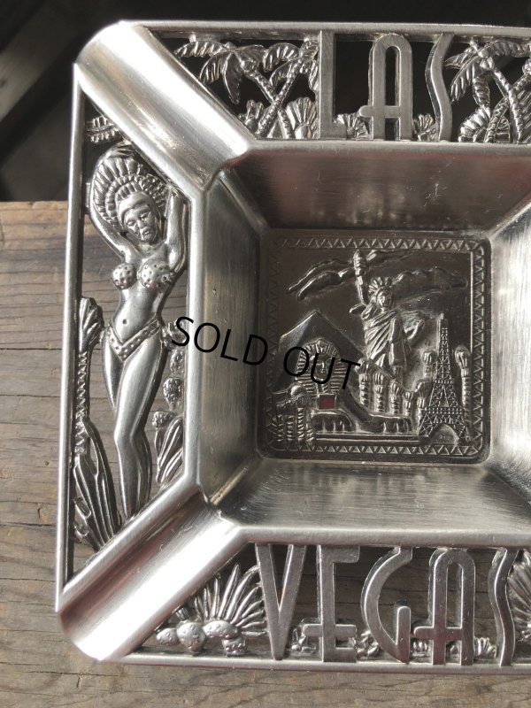 画像5: Vintage Souvenir Metal Tray Ashtray LAS VEGAS (R033)