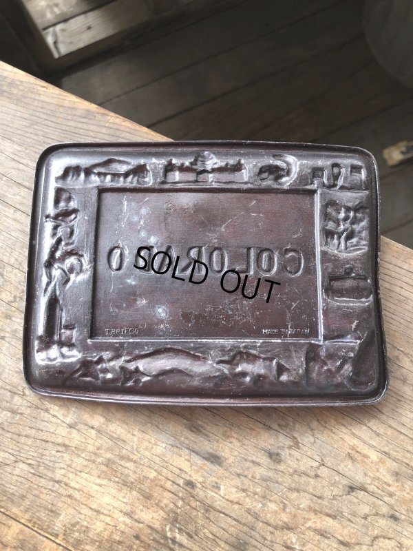 画像5: Vintage Souvenir Metal Tray Ashtray COLORADO (R027)